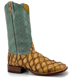Genuine Honey Pirarucu - Square Toe (Made In USA)