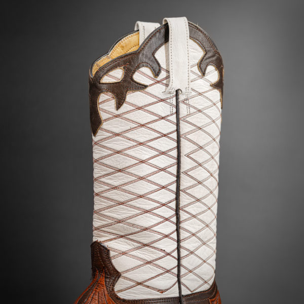 Genuine Hand Tooled - Square Toe (Made In USA) - Image 3