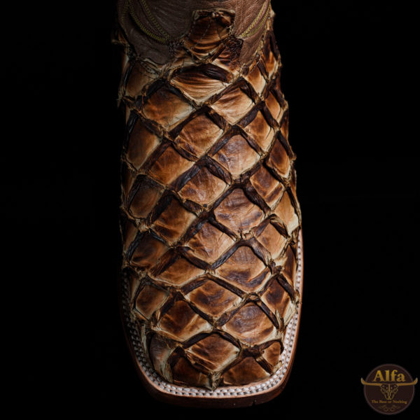 Genuine Honey Pirarucu - Square Toe (Made In USA) - Image 2