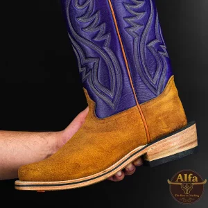 Genuine Tan Roughout - Cutter Toe (Made In USA)