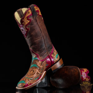 Genuine Hand Tooled - Square Toe (Made In USA)