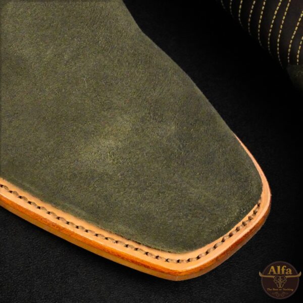 Genuine Olive Roughout - Cutter Toe (Made In USA) - Image 2