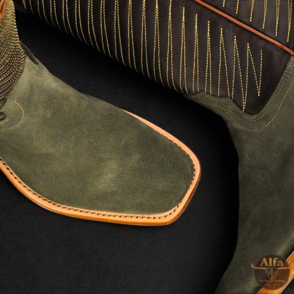 Genuine Olive Roughout - Cutter Toe (Made In USA)