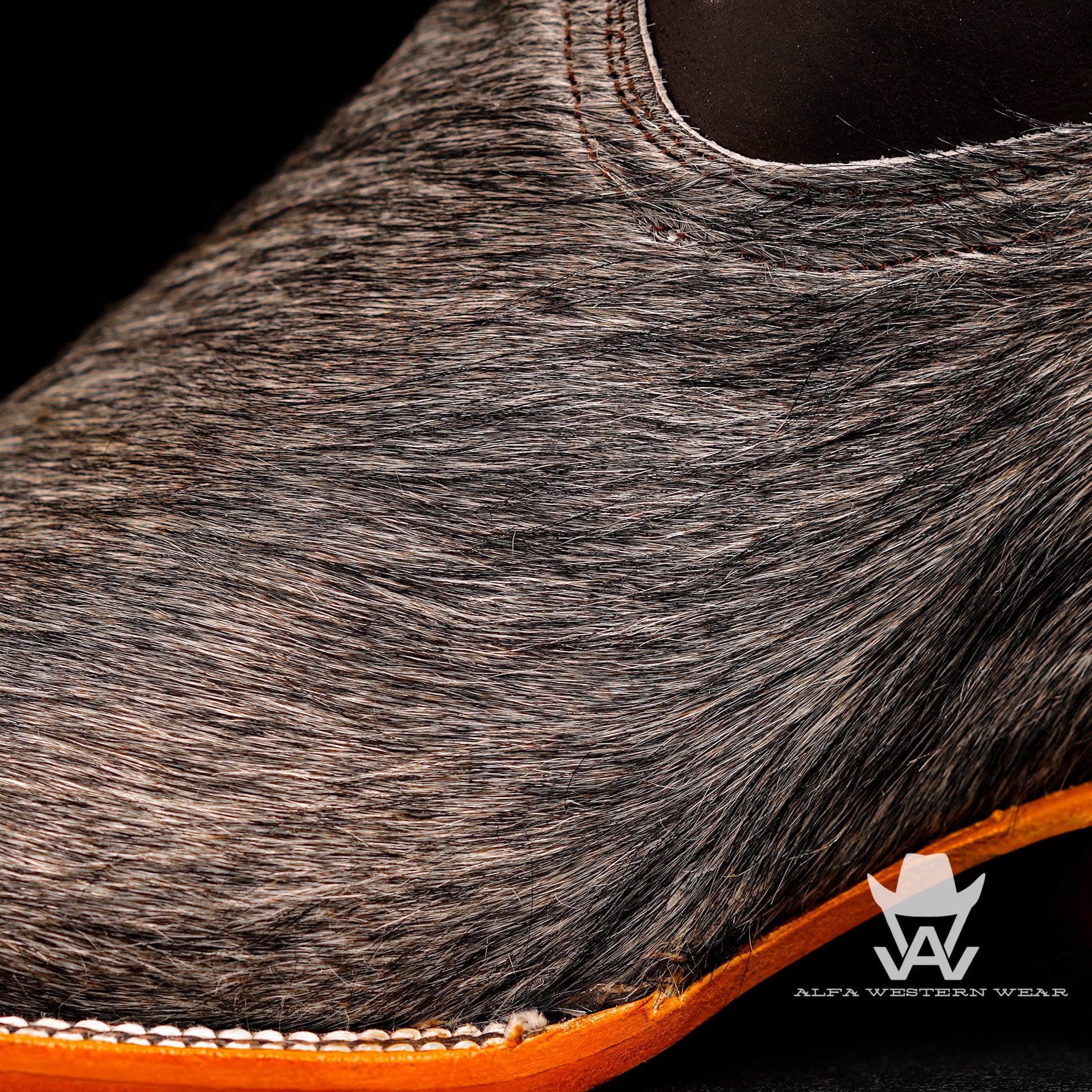 Men’s Handmade Hair On Hide – Square Toe - Image 3