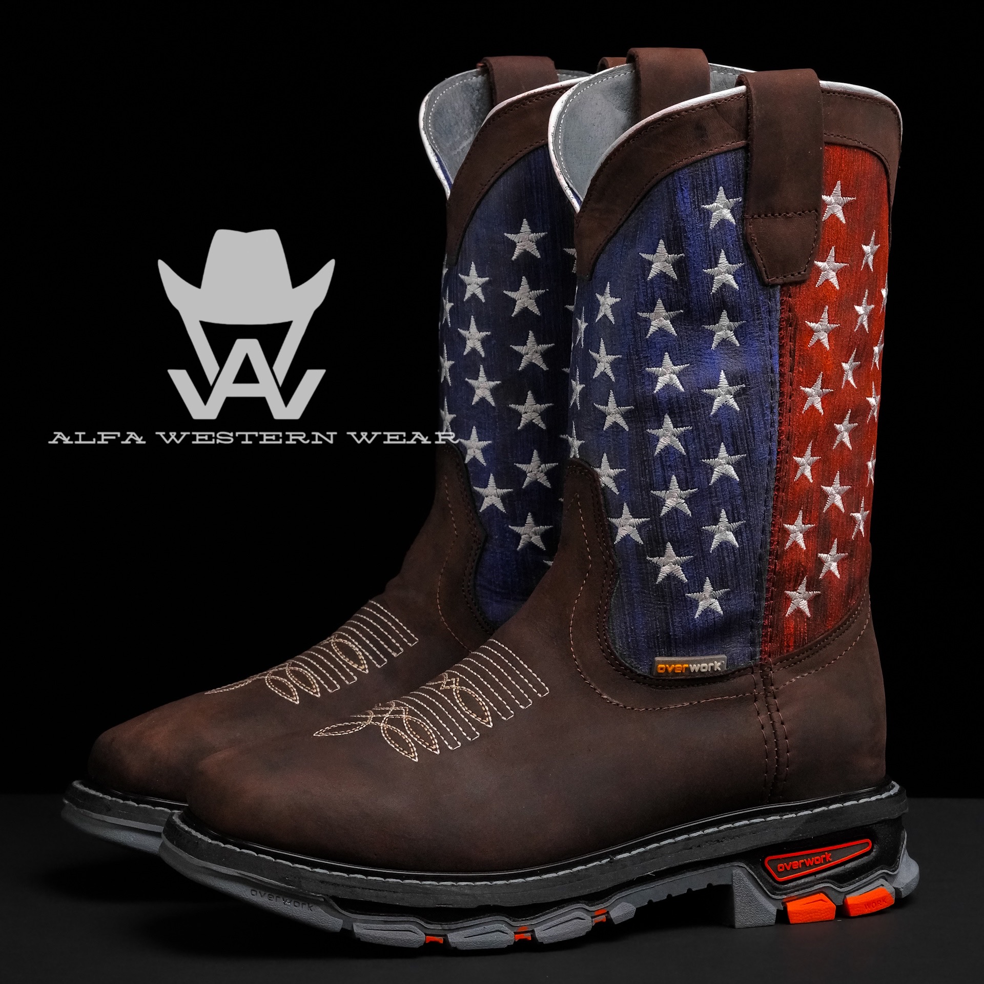 Men’s Handmade Chocolate Brown USA Cowhide Soft Toe – Square Toe