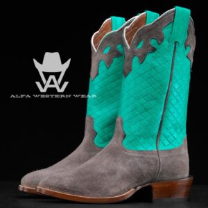 Genuine Grey Roughout - Round Toe (Made In USA)