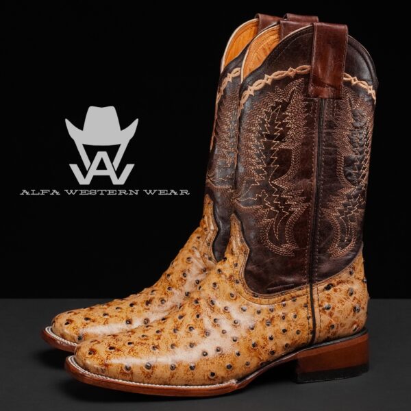 Men’s Handmade Orix Ostrich – Square Toe
