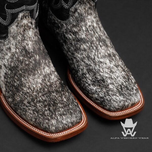 Men’s Handmade Hair On Hide – Square Toe - Image 2