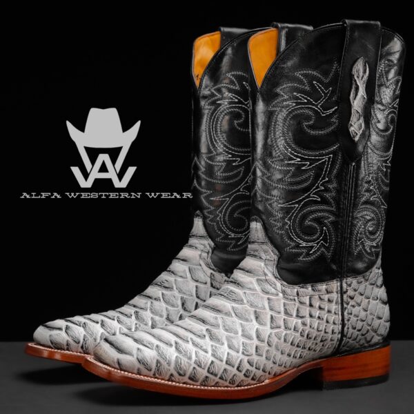 Men’s Handmade Natural Python – Square Toe