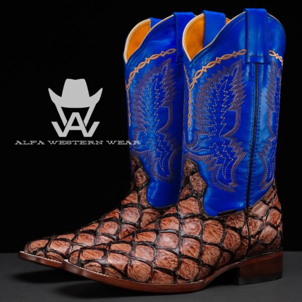 Men’s Handmade Orix Pirarucu – Square Toe