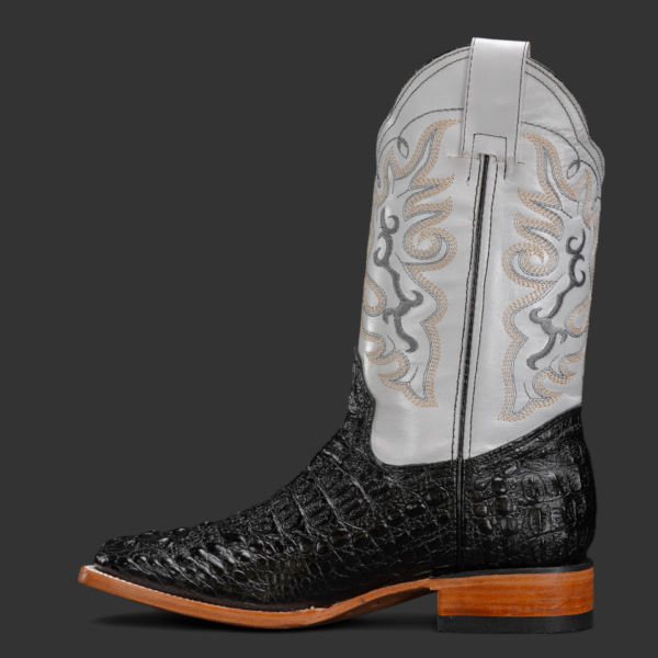 Black Caiman Neck – Square Toe - Image 2