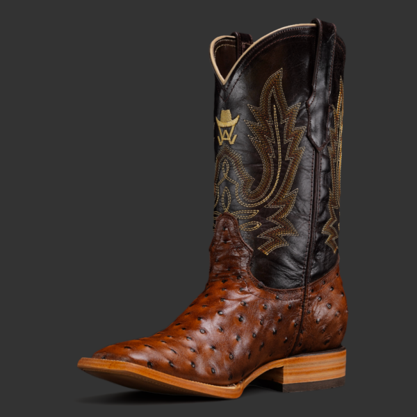 Cognac Ostrich – Square Toe - Image 2