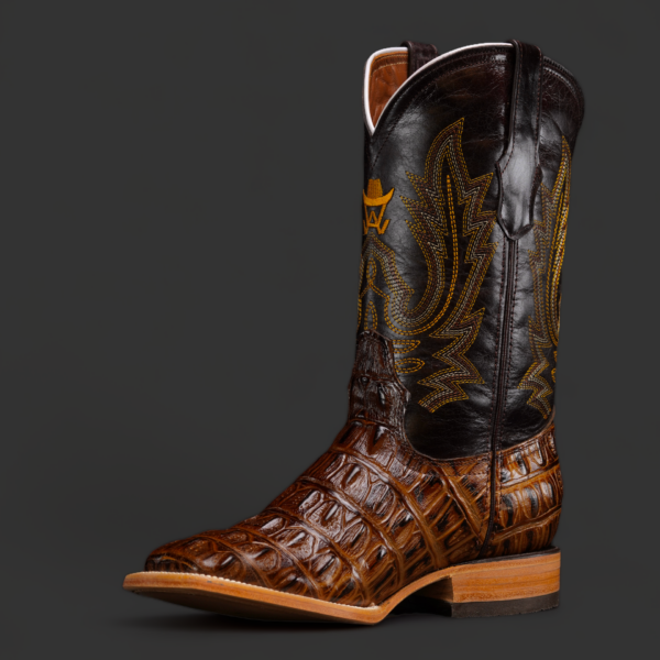 Honey Caiman Tail – Square Toe - Image 2