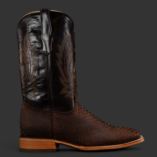 Cognac Python – Square Toe - Image 2