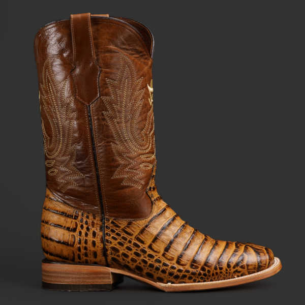 Honey Caiman Belly – Square Toe - Image 2