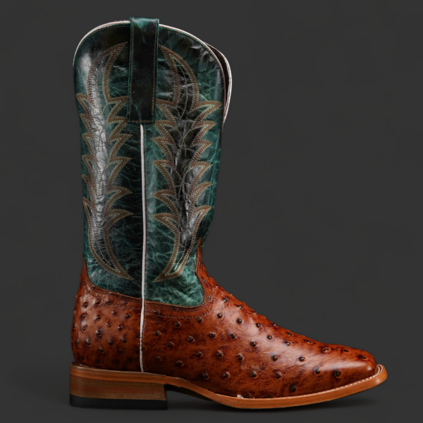 Cognac Ostrich – Square Toe - Image 2