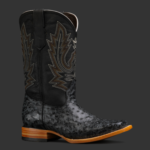 Gray Ostrich – Rodeo Toe