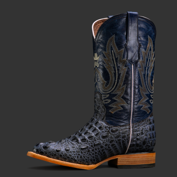 Blue Caiman Neck – Round Toe - Image 2
