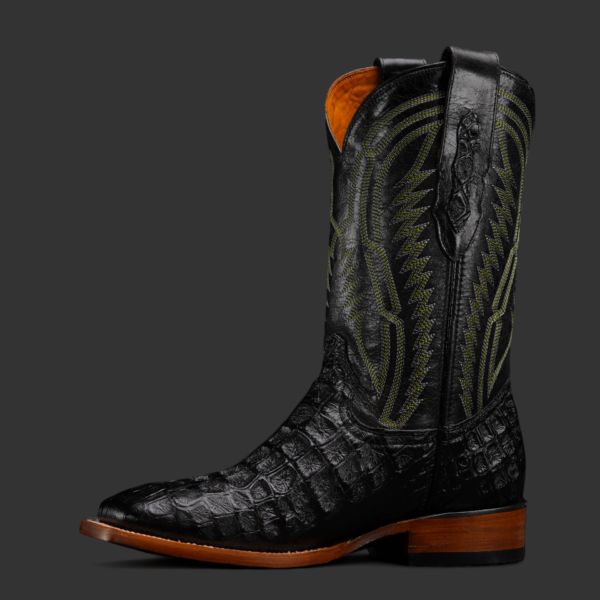 Black Caiman Argentine – Square Toe - Image 2