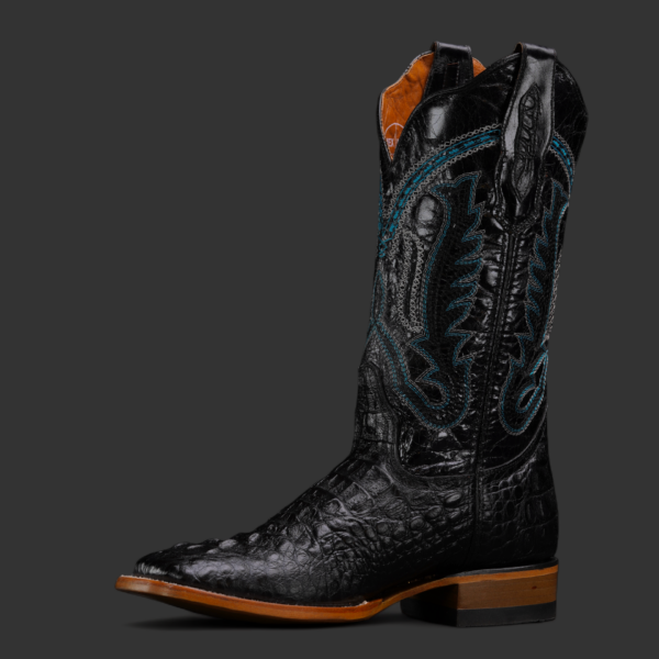 Black Caiman Neck – Square Toe - Image 2
