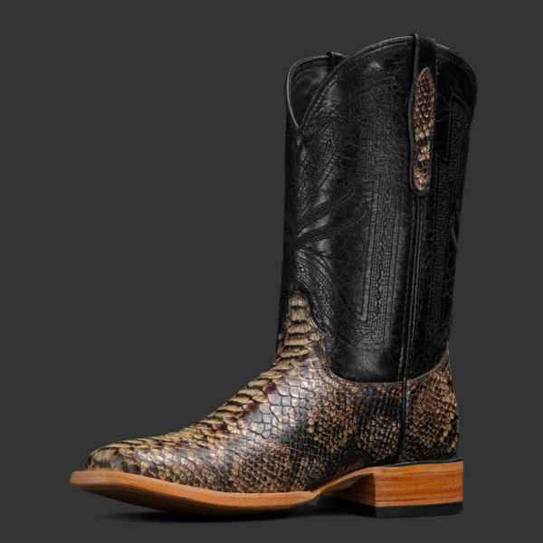 Rustic Brown Python – Square Toe - Image 2