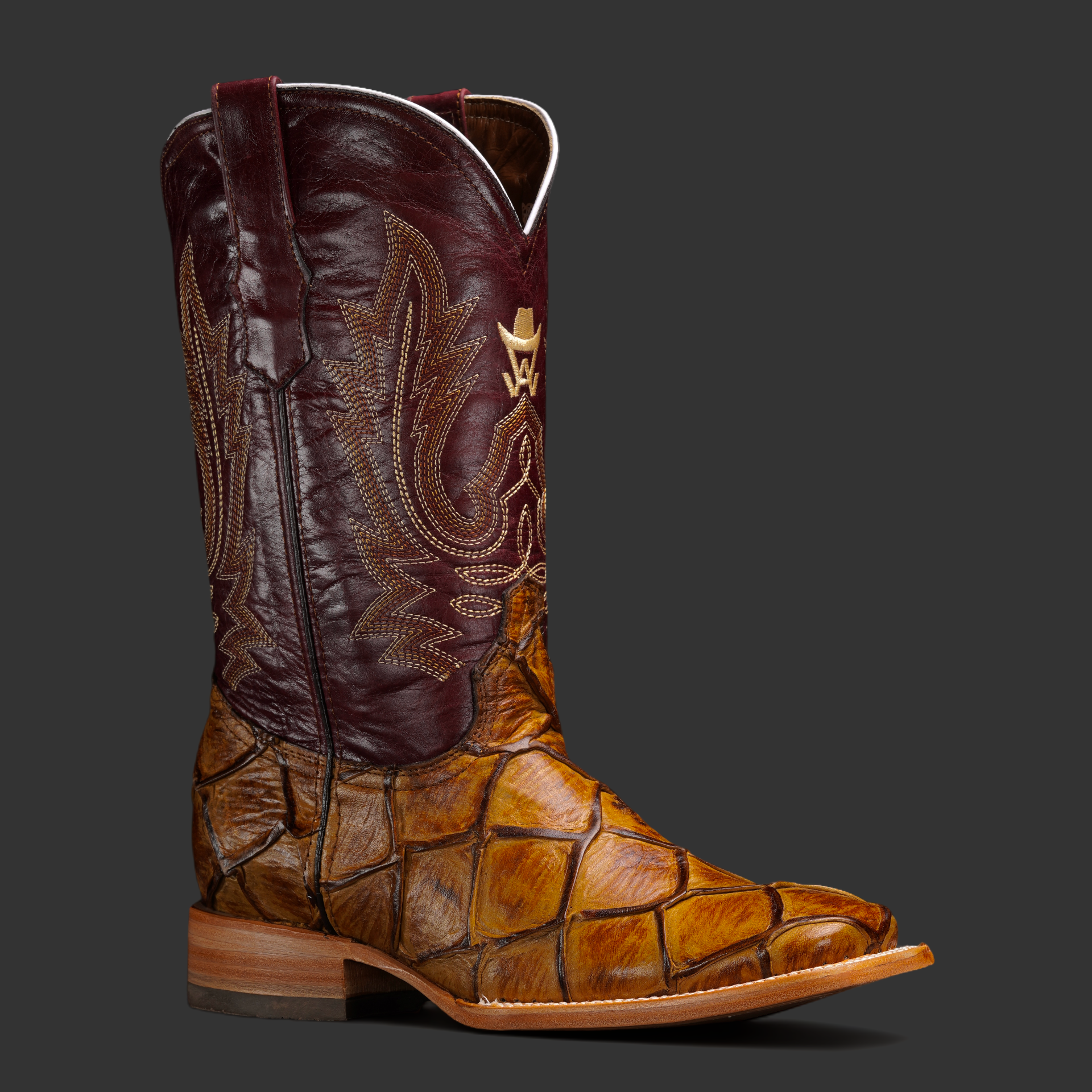 Honey Pirarucu – Square Toe