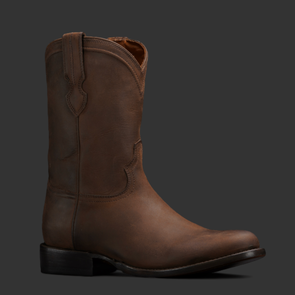 Brown Cowhide – Round Toe