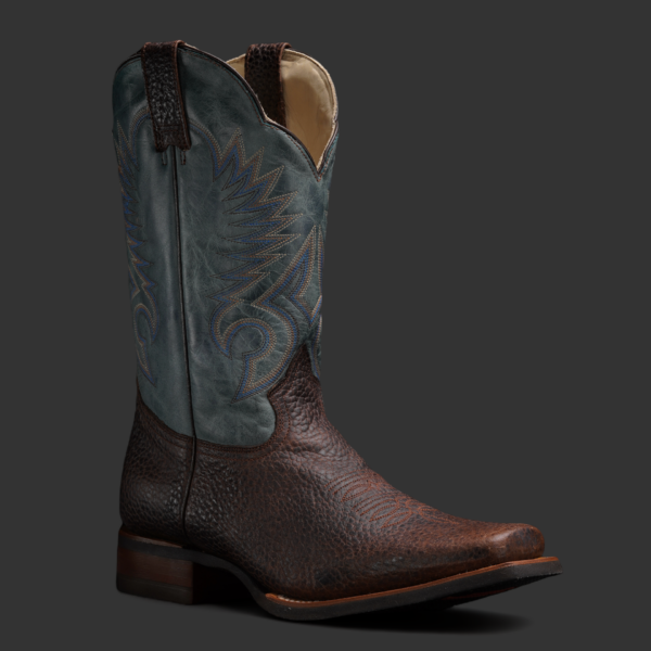 FD Brown Bull Hide – Rodeo Toe