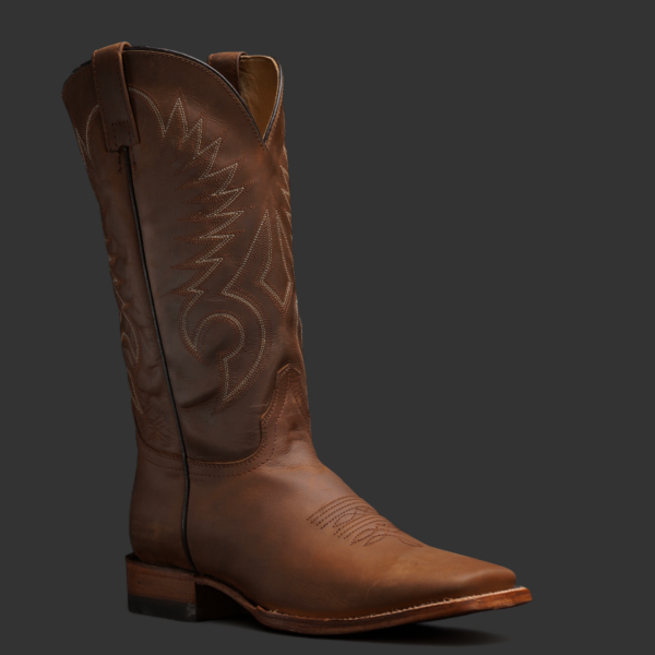 FD Brown Cowhide – Square Toe