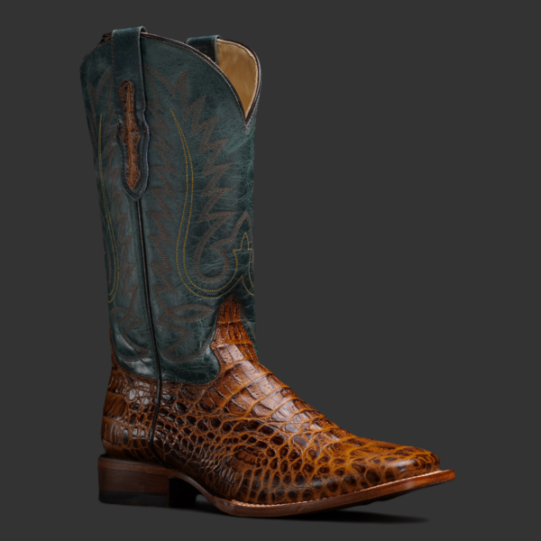 FD Honey Caiman Neck – Square Toe
