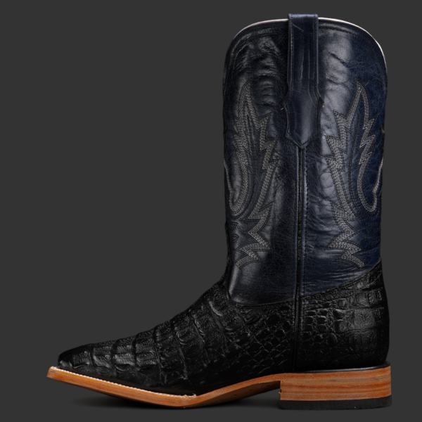 Black Caiman Horn Back – Square Toe - Image 2