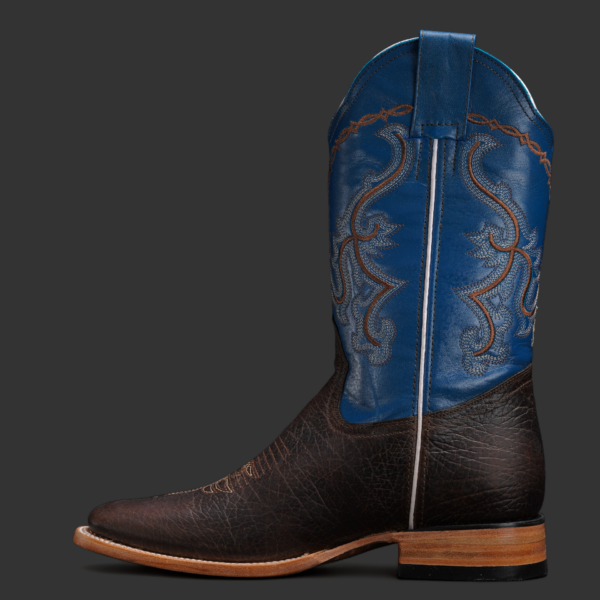 Chocolate Brown Buffalo – Square Toe - Image 2