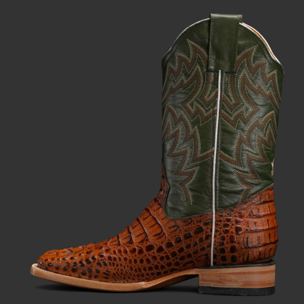 Cognac Caiman Neck – Square Toe - Image 2