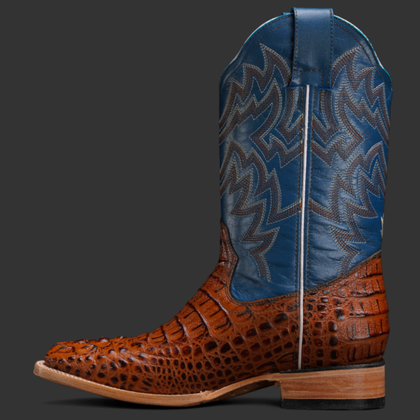 Cognac Caiman Neck – Square Toe - Image 2