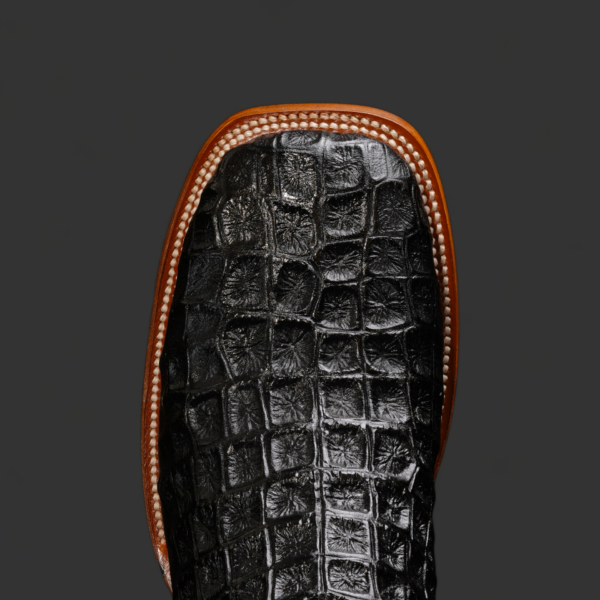 Black Caiman Argentine– Square Toe - Image 3