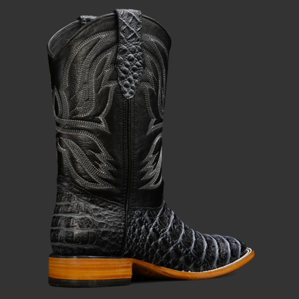Gray Caiman Horn Back – Square Toe - Image 2