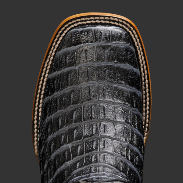 Gray Caiman Horn Back – Square Toe - Image 3