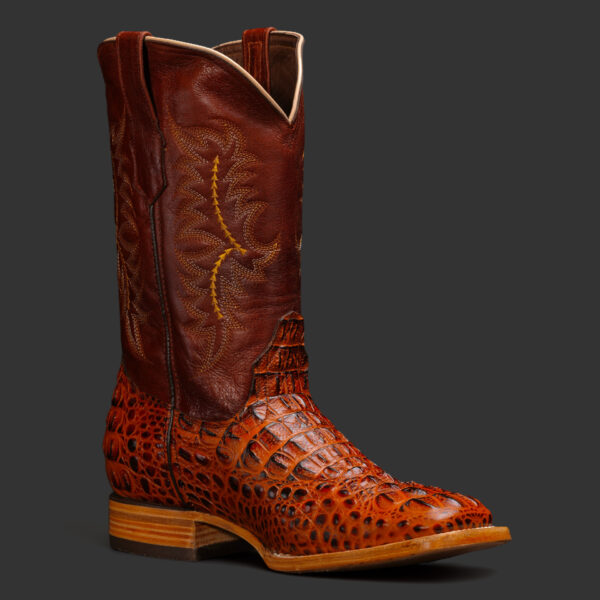 Cognac Caiman Neck– Square Toe - Image 2