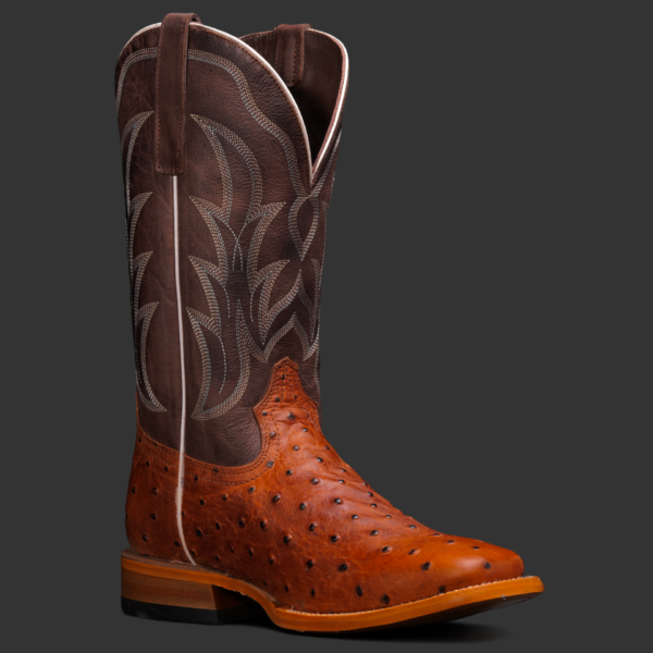 Cognac Ostrich – Square Toe - Image 2