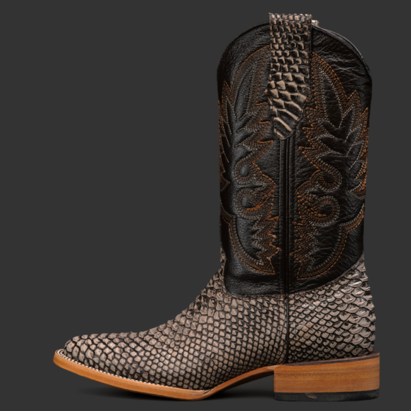 Rustic Brown Python – Square Toe