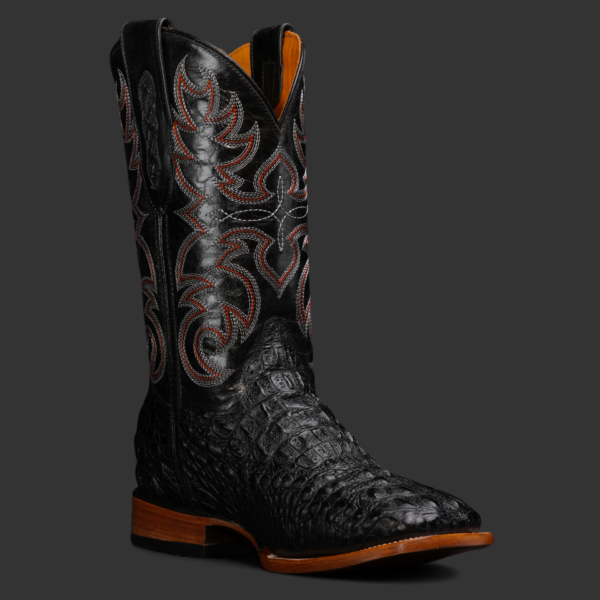 Black Caiman Neck– Square Toe - Image 2