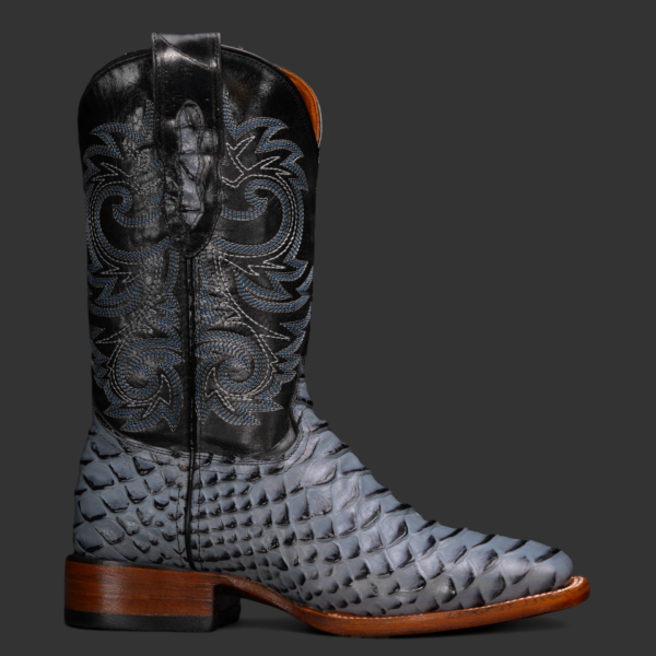 Gray Python – Square Toe