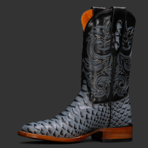 Gray Python – Square Toe - Image 2