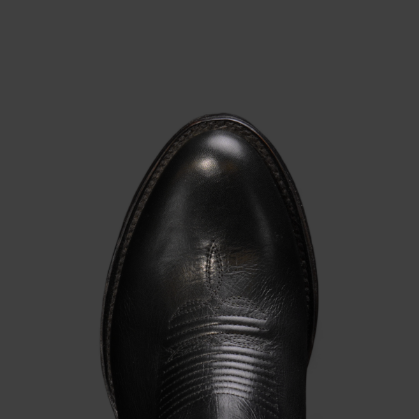 Black Cowhide – Round Toe - Image 2