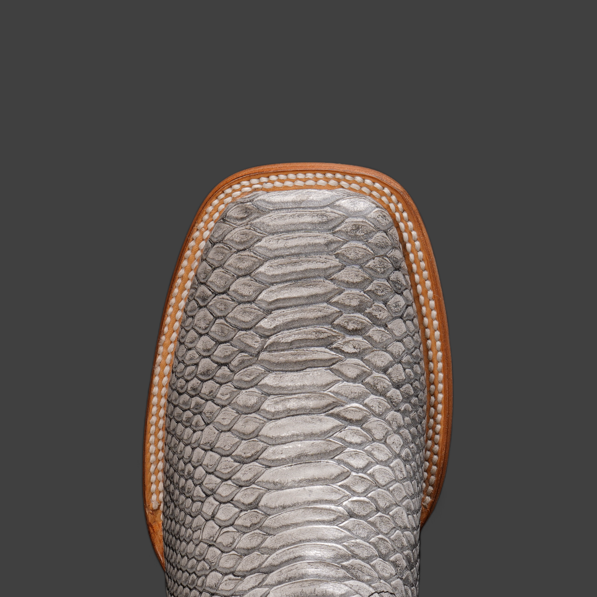 Gray Python – Square Toe - Image 2