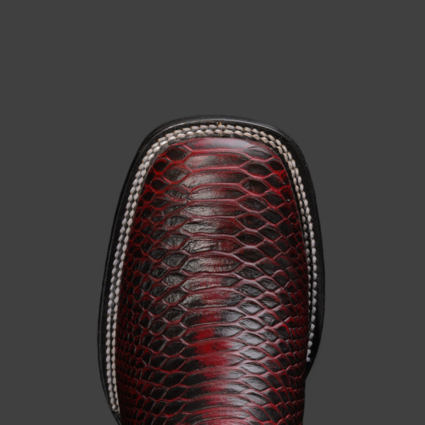 Black Cherry Python – Square Toe - Image 2