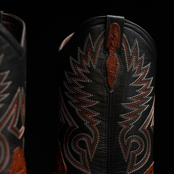 Cognac Ostrich - Rodeo Toe - Image 3