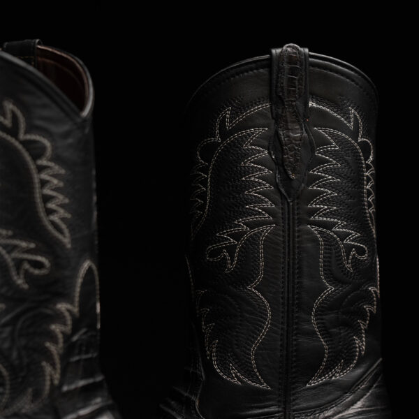Black Caiman Belly- Rodeo Toe - Image 3