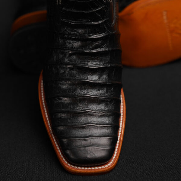 Black Caiman Belly- Rodeo Toe - Image 2