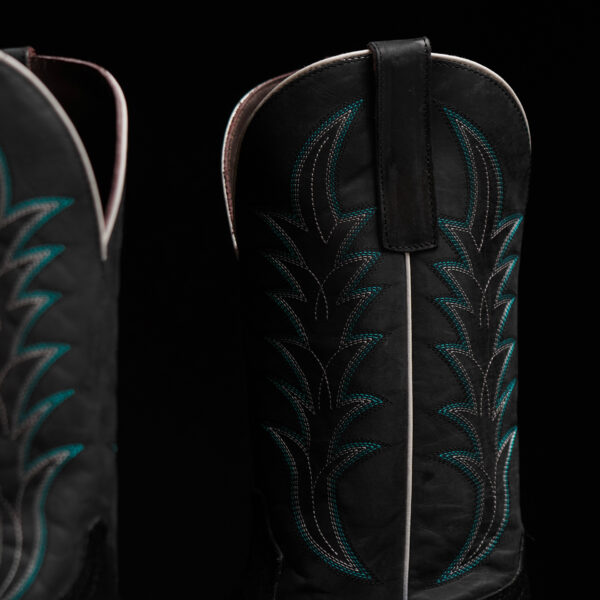 Black Roughout – Square Toe - Image 3